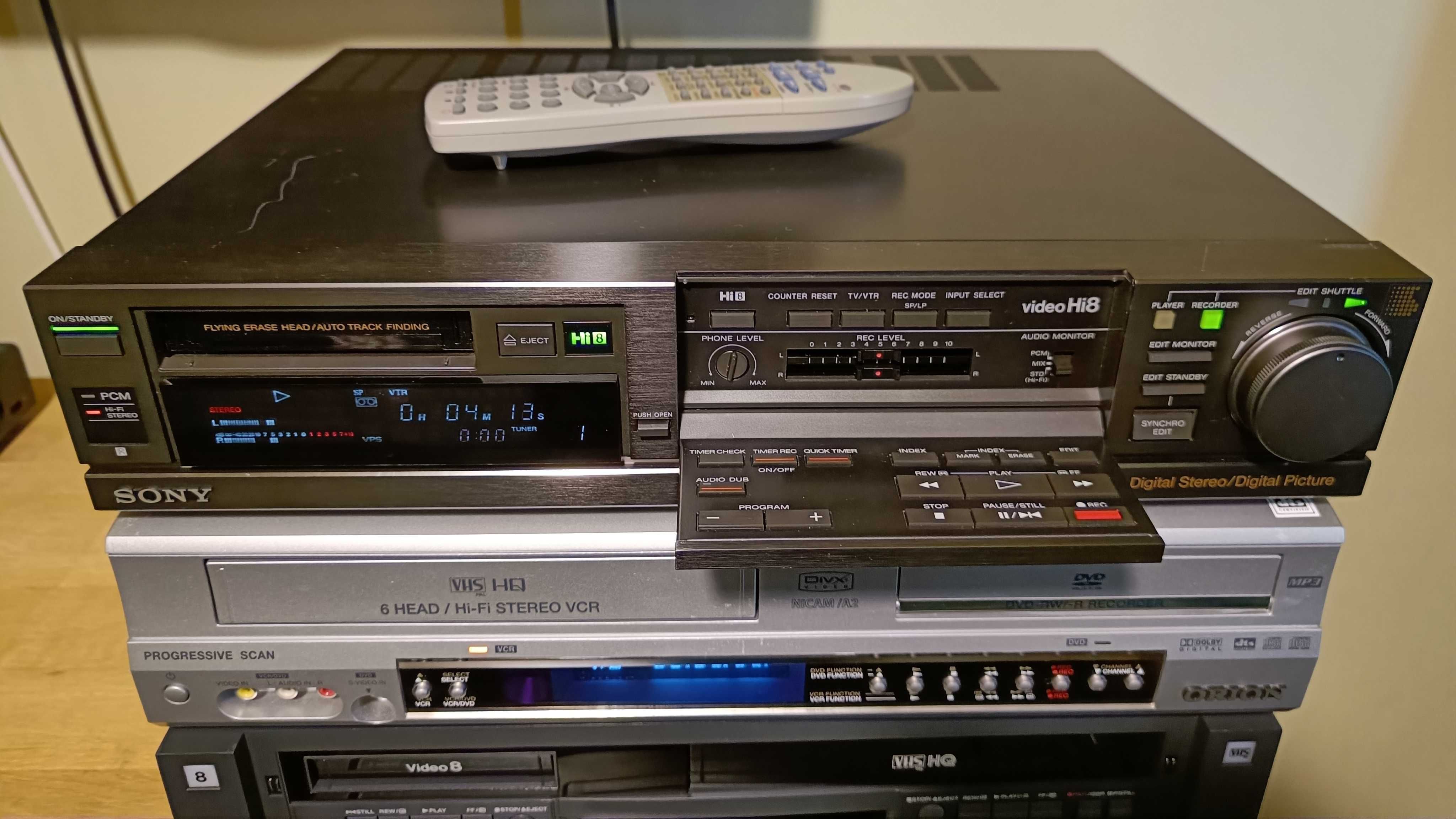 Sony EV-S1000E hi8, playere vhs hi8 dvd
