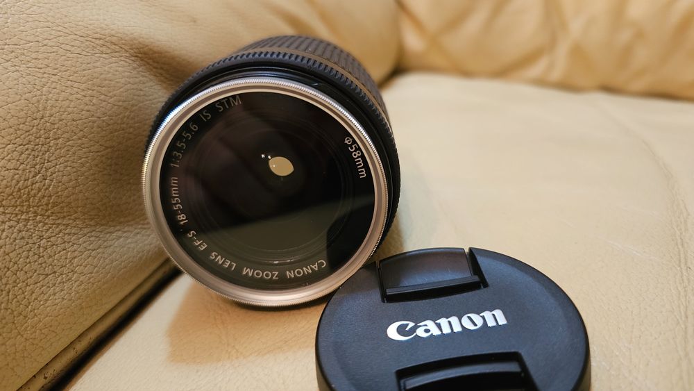 Obiectiv canon 18_55 cu stabilizare.