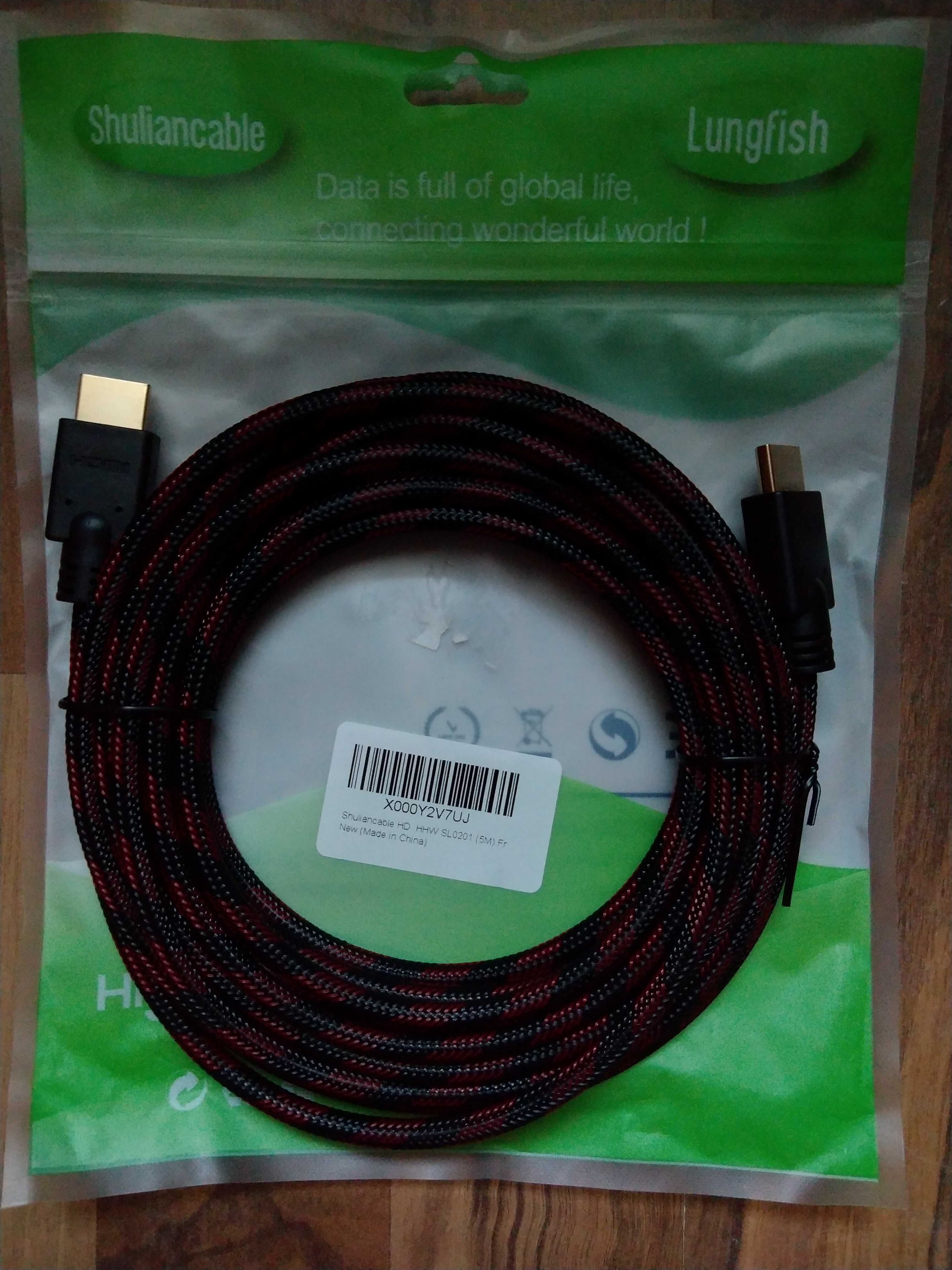 Cablu HDMI TATA-TATA 5m, contacte aurite