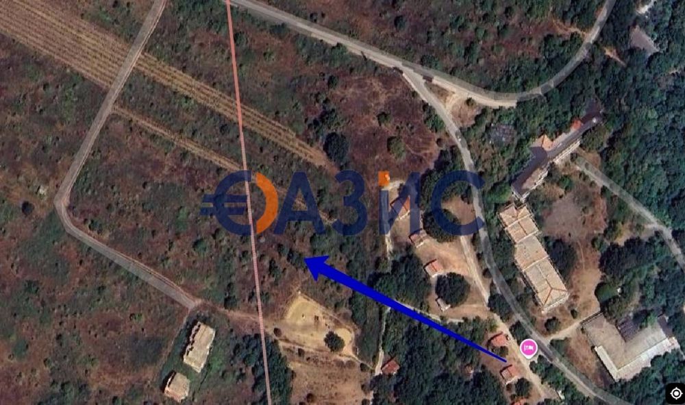 Парцел Земеделска земя на 500 м от морето в гр. Обзор, 3840 кв. м.,