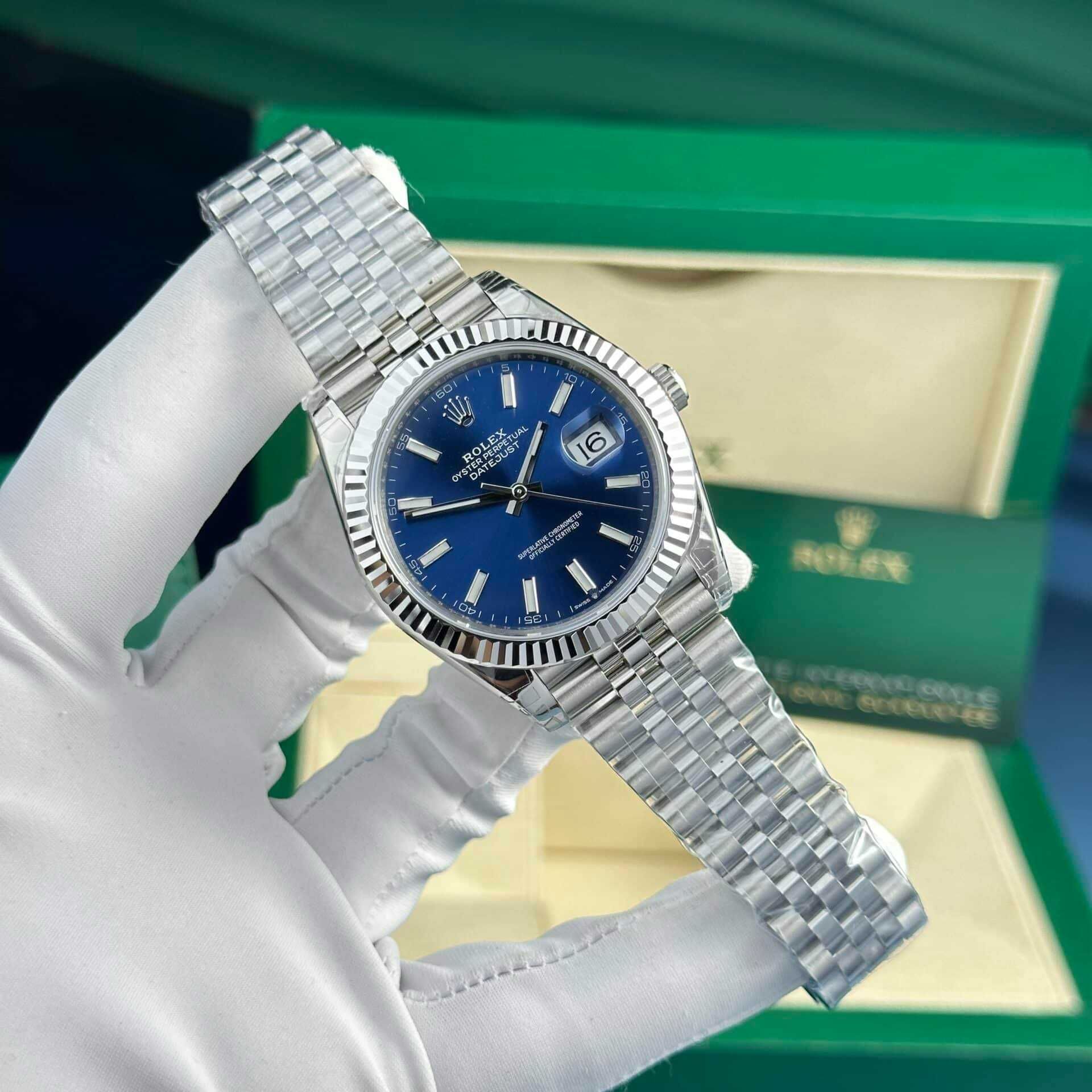 Rolex Datejust 41mm сребърен юбилей 2
