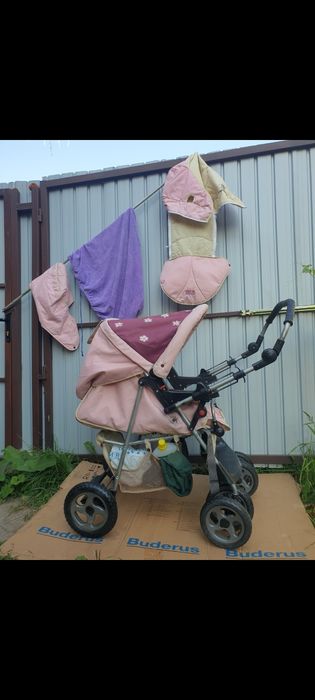 Cărucior BEBE, 3in1, Pliabil, MODERN, Accesorizat, MAG (Made in U.K.)