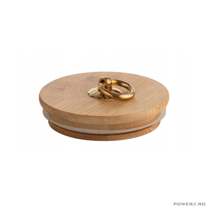 Recipient cu capac, 9 X 9 X 10,5 cm, capacitate 500 ml, Florina