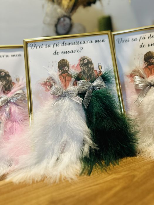 Tablouri 3D personalizate cu mesaje pentru domnisoarele de onoare