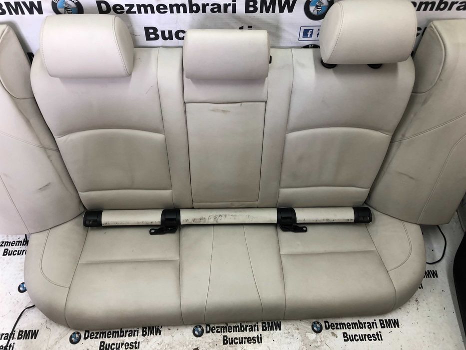 Scaune interior cu incalzire INDIVIDUAL BMW F10 piele crem deschis EU