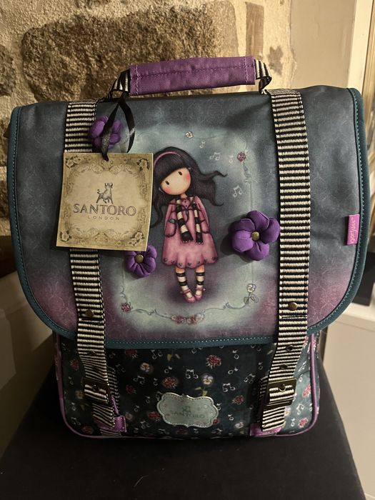 Очарователна и стилна раница на фирмата Santoro Gorjuss нова с етикет