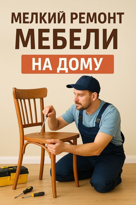 Ремонт мебели. Ремонт шкафа. Ремонт кухонной мебели. Замена зеркала.