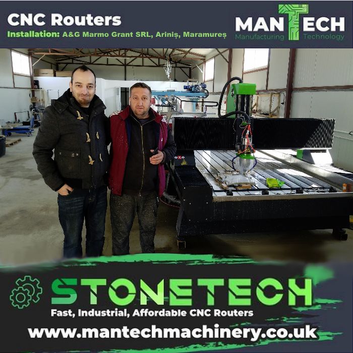 Router CNC Mantech Stonetech piatra marmura granit