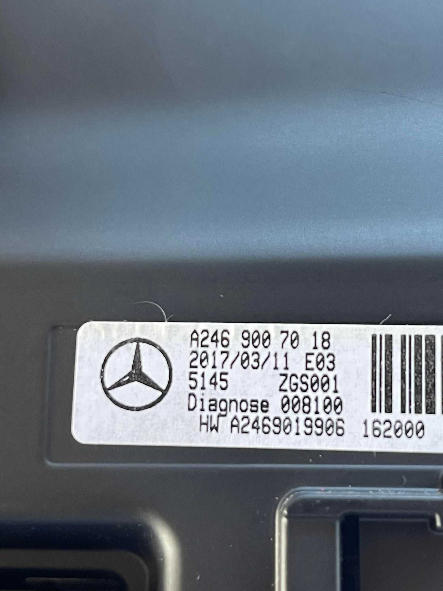 Display Navigatie Mercedes CLA 250, cod A2469019906