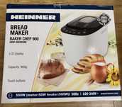 Masina de paine Heinner HBM-900WHBK noua