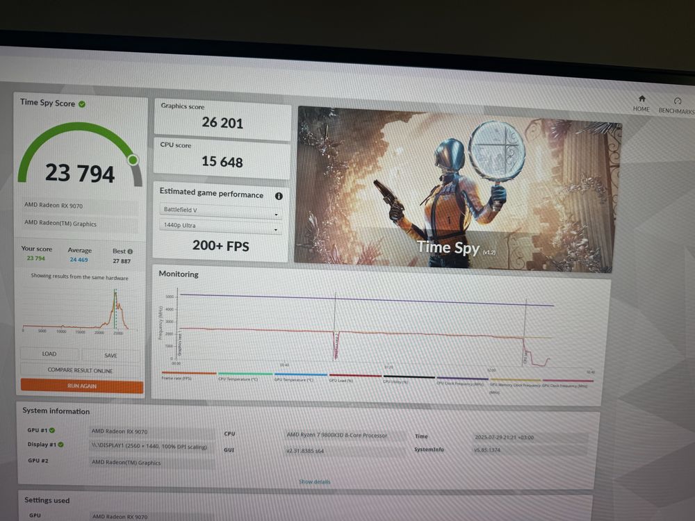 PC Gaming Ryzen 7 9800X3D / RX 9070 / 32 GB DDR5 6000 CL30 / 2TB SSD