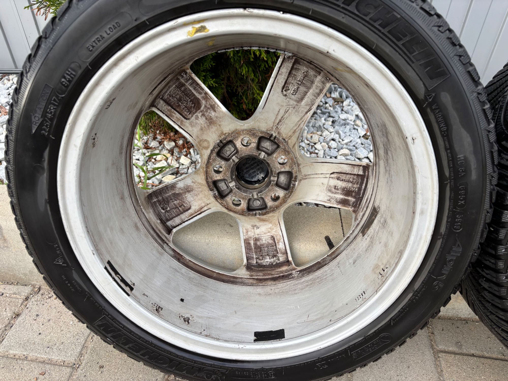 Jante vw golf 6 Borbet michelin alpin 5 225/45R17