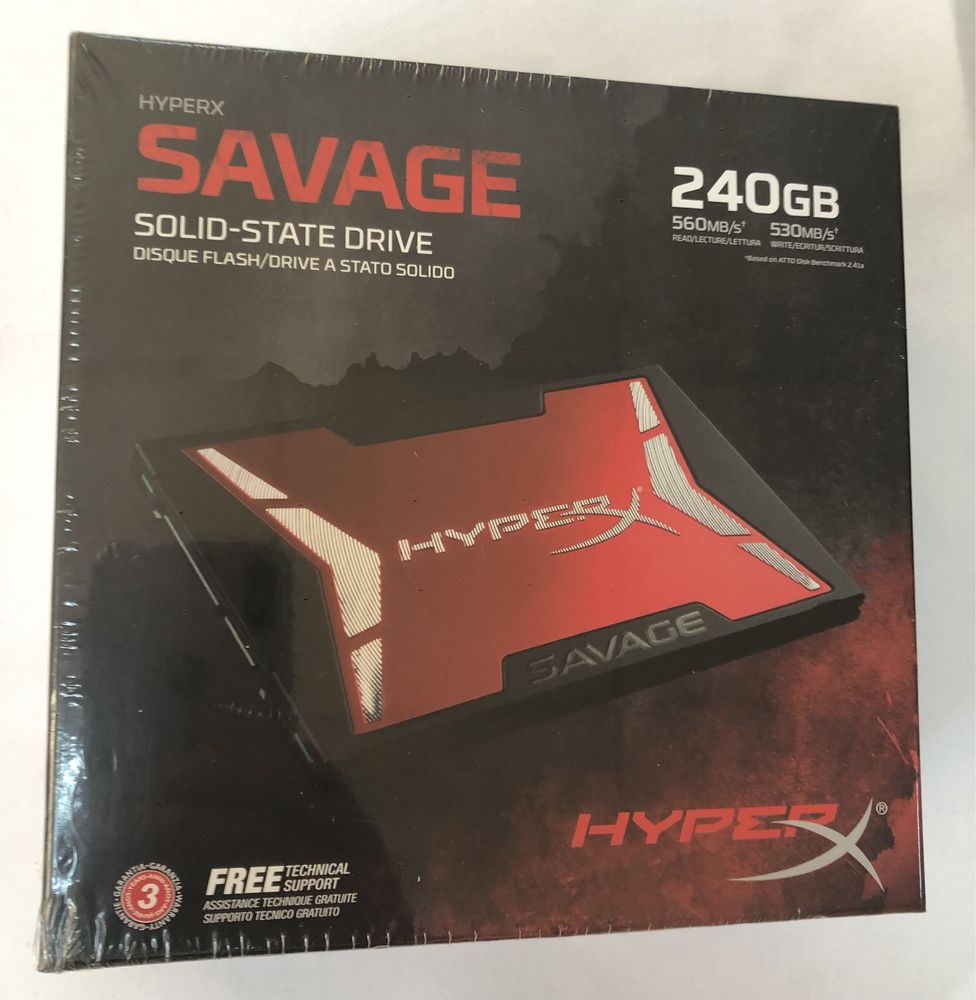 Vand Kingston HyperX Savage 240GB SATA3 Bundle Kit (SHSS3B7A/240G) Nou