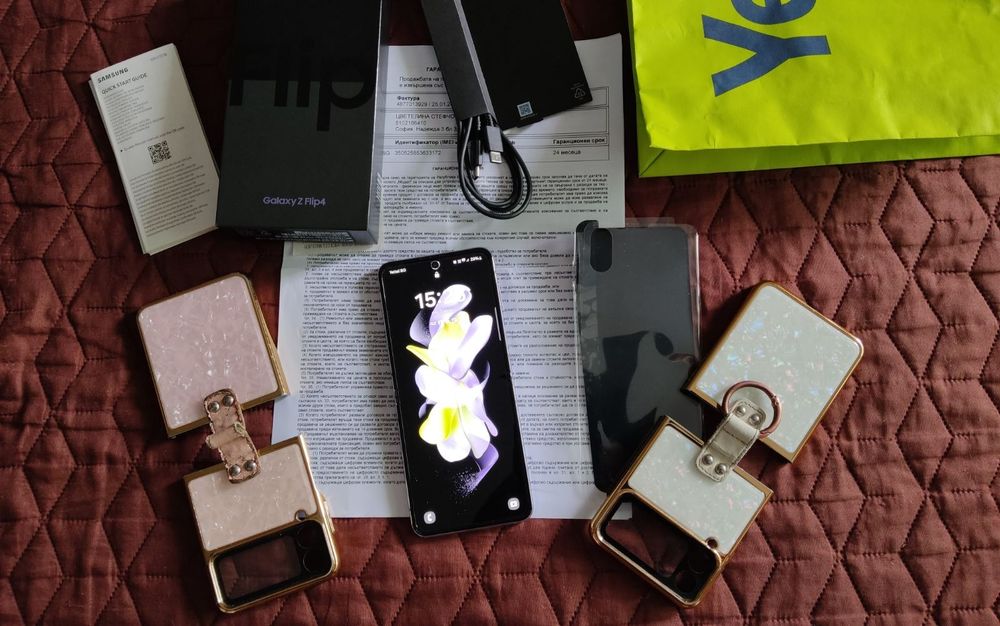Samsung Galaxy Z Flip4 5G, 256 GB, Bora Purple