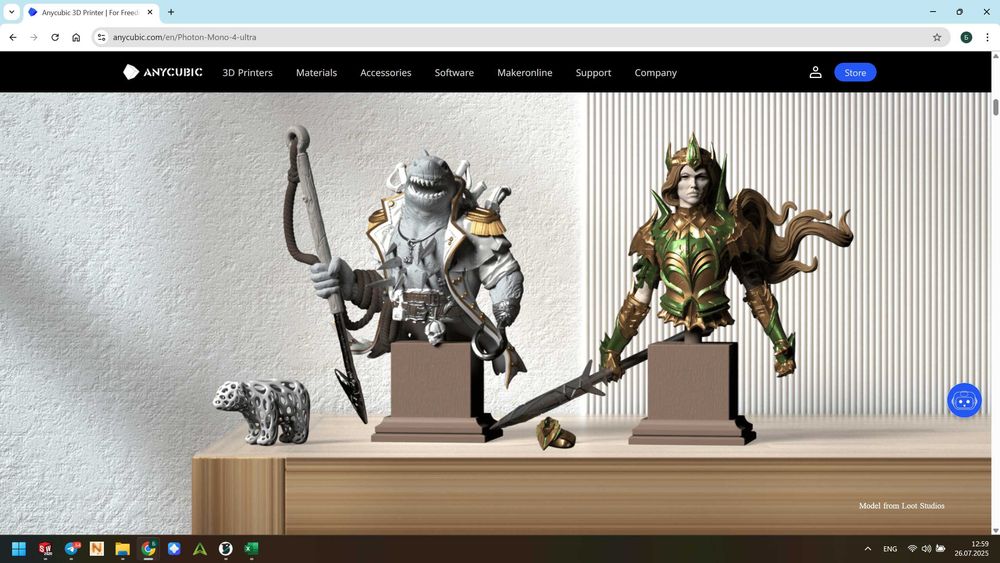 3D принтер Mono 4 Ultra [Гарантия 1 год, дилер]