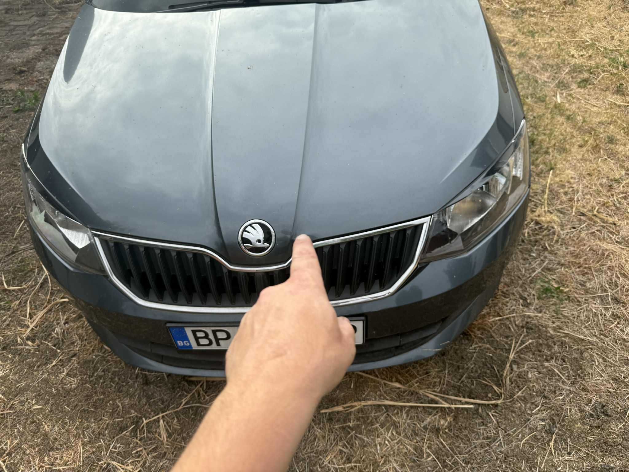 Skoda Fabia / Шкода Фабия  1.0TSI / 95к.с. 2017  сив металик .