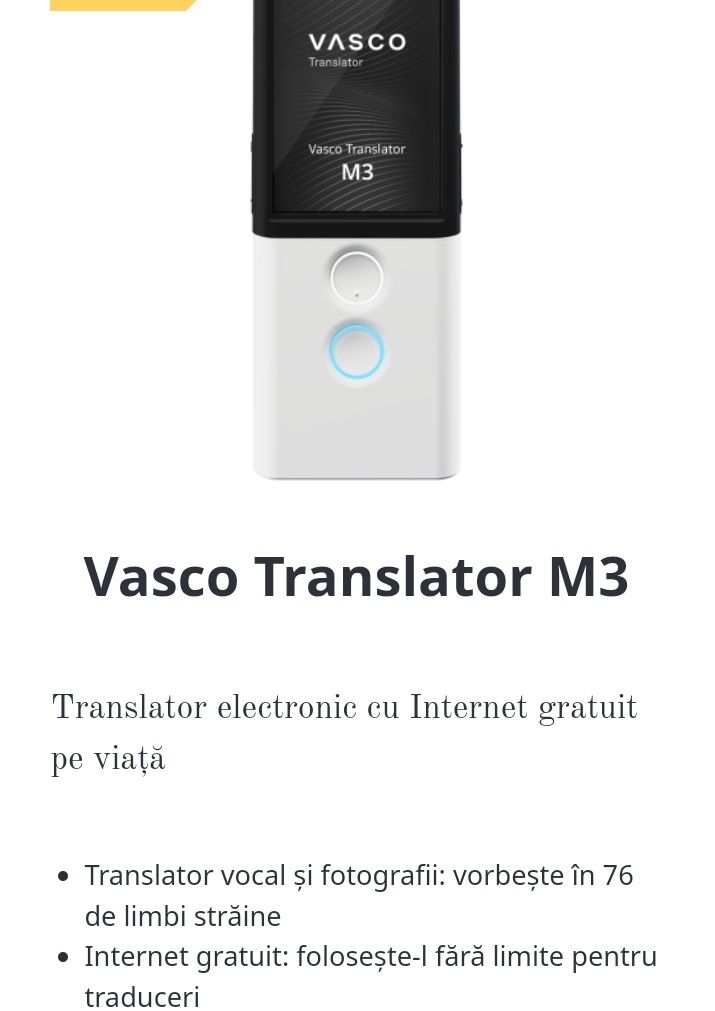 Vasco M3 translator