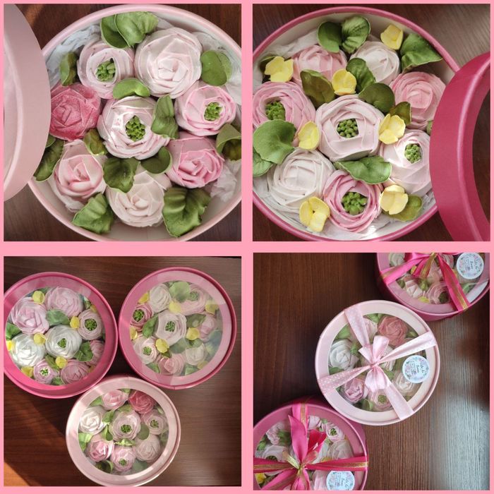 Зефирные букеты (цветы) на заказ