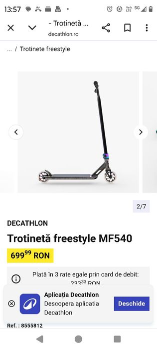 Trotineta freestyle f.rezistenta