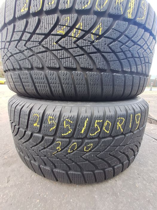 Vând 2 anvelope iarna 255/50r19 Dunlop Montaj Gratuit