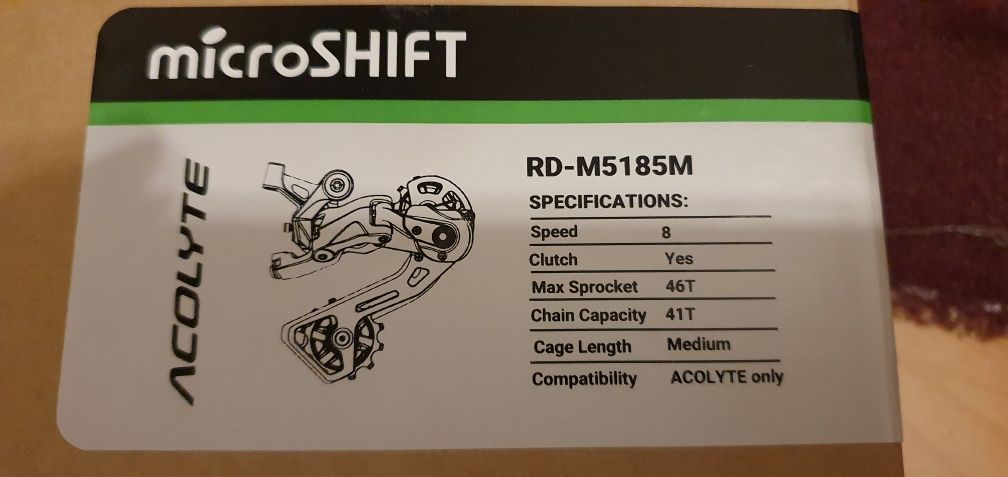 Deraior/schimbator Microshift Acolyte