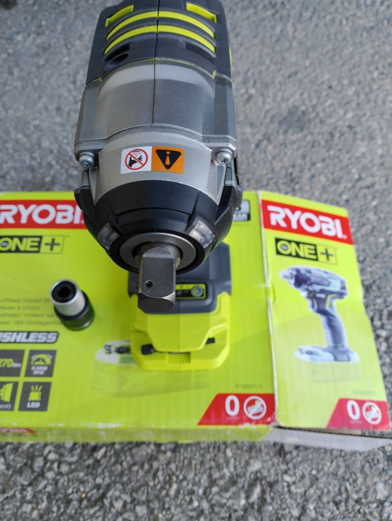 Безчетков гайковерт Ryobi 18волта