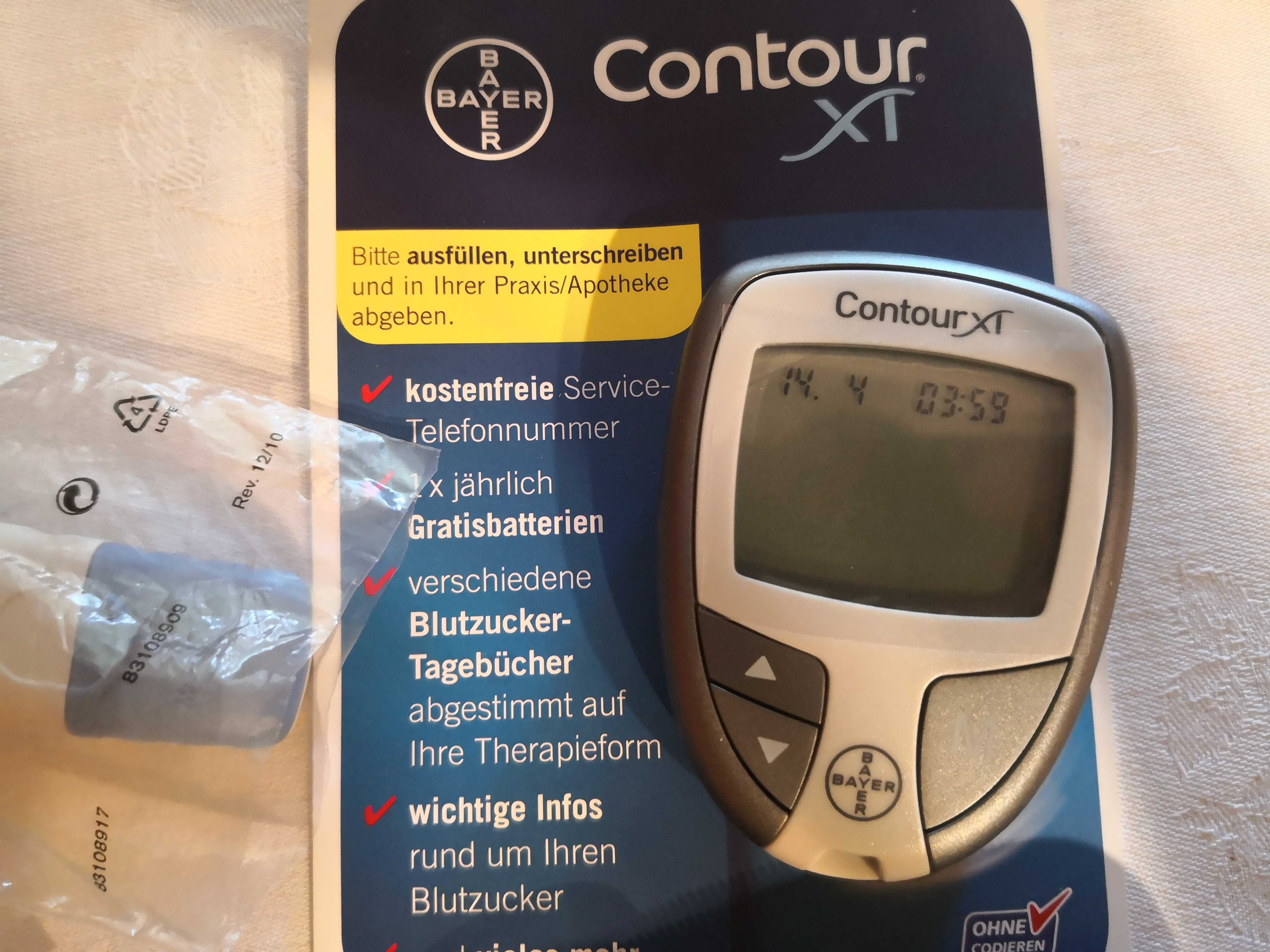 Glucometru Bayer Contour XT