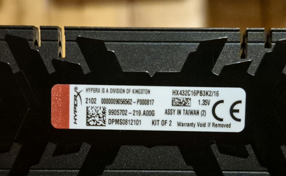 16GB RAM DDR4 3200MHz Hyper X PREDATOR memorii