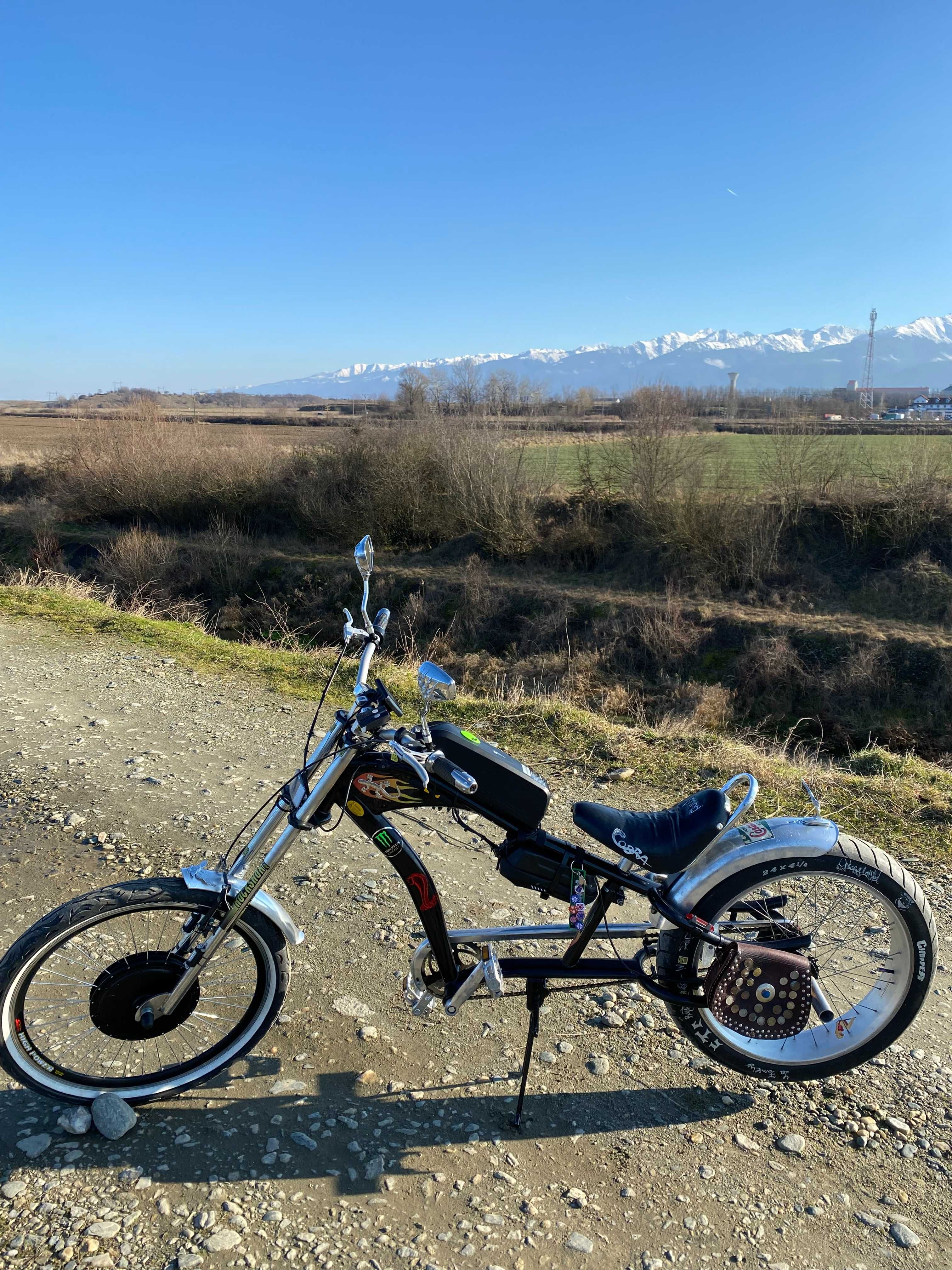 Bicicleta Electrica Chopper Cobra America Unicat!