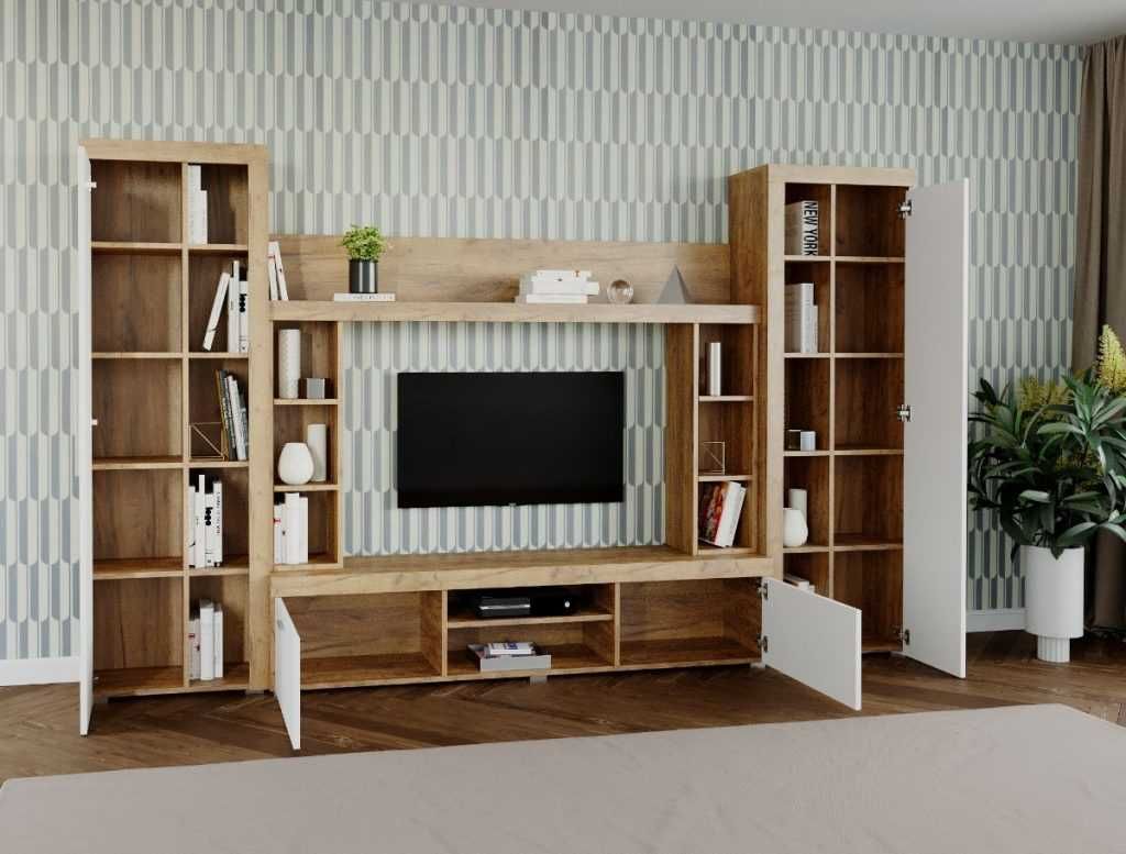 Mobila sufragerie-Living Milan C3 Stejar