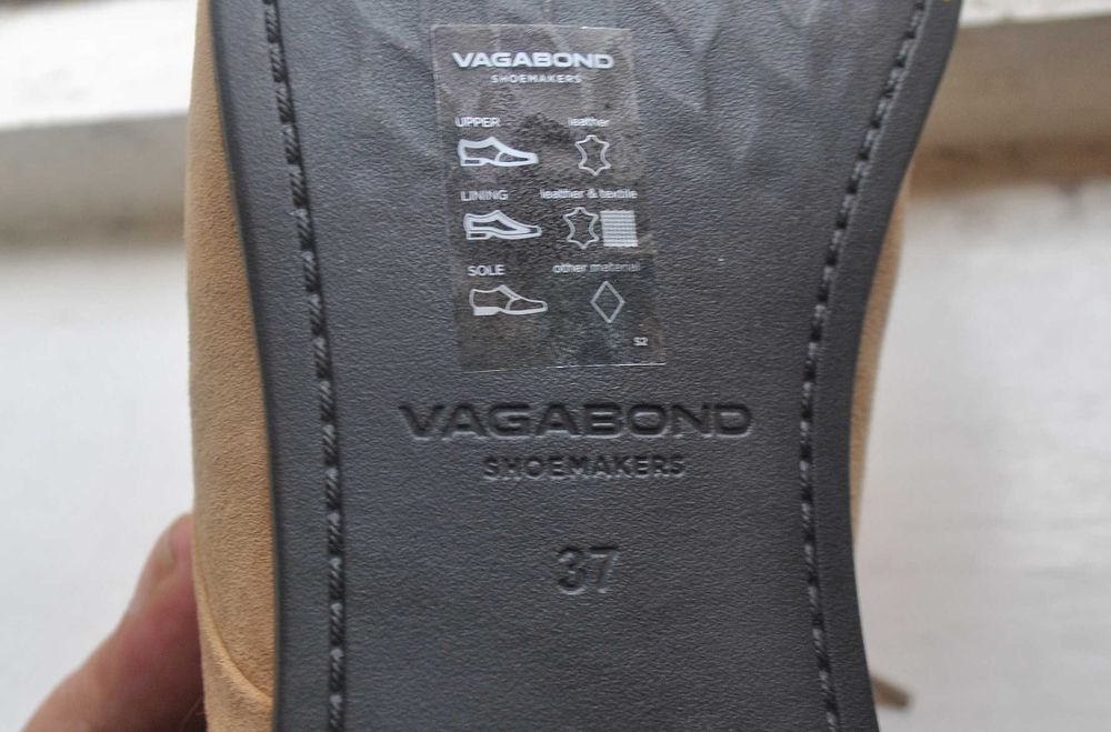 Pantofi dama din piele intoarsa Vagabond, noi, marime 37