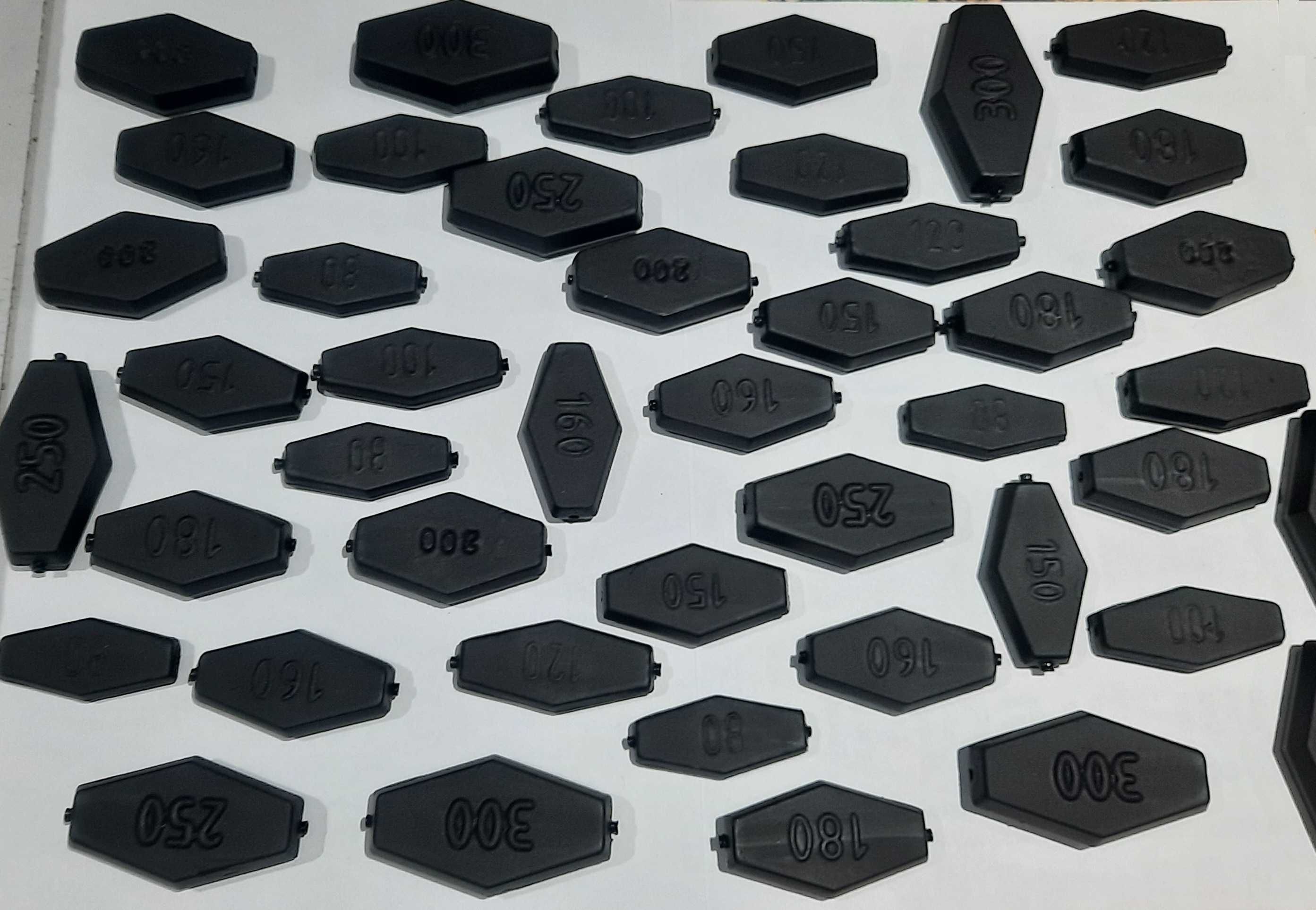 Plumbi de pescuit culisanți hexagonali