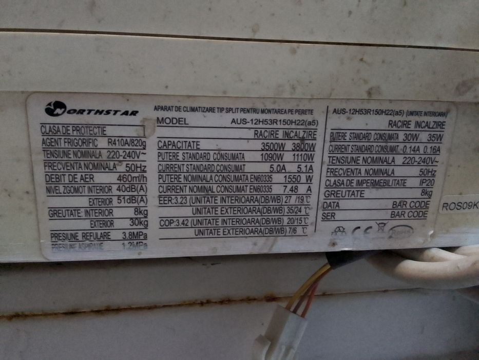 Aer condiționat 12000 btu funcțional