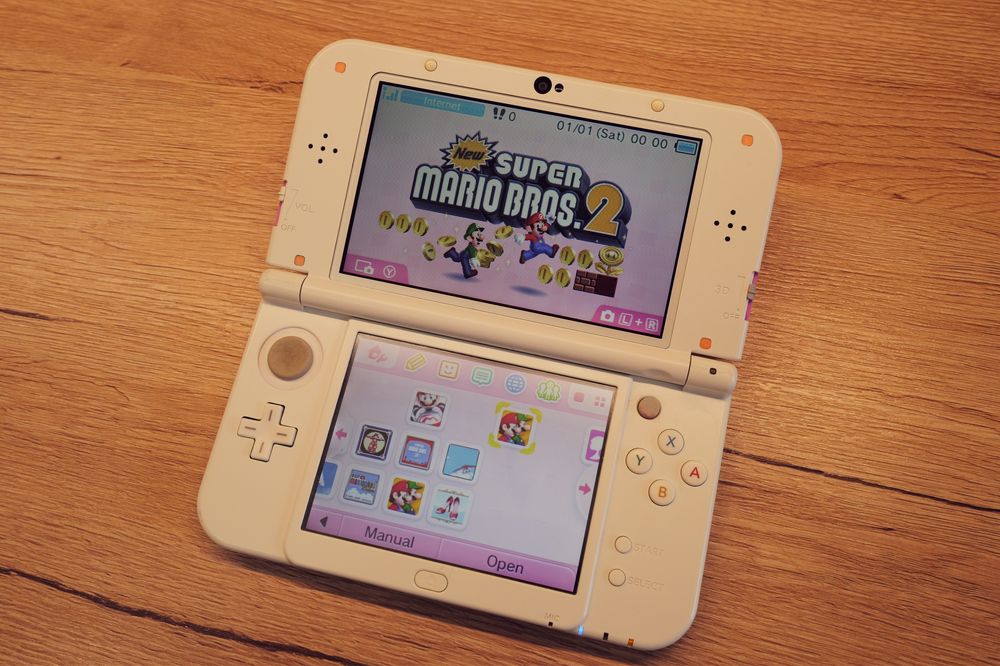 Consola Nintendo NEW 3DS xl Pink roz modata
