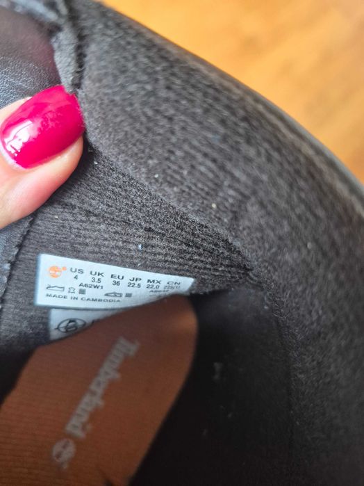 Детски боти Тимбърленд кожени, н-р 36, отлично състояние