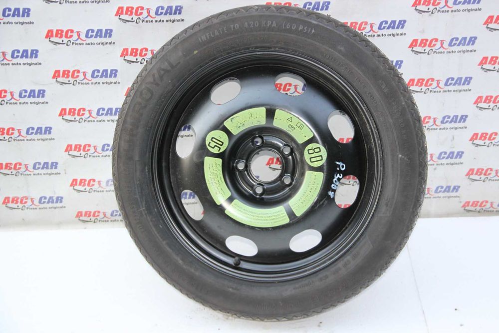 Roata de rezerva Slim DS 4 7 9 Crossback Opel Grand-Land X 135 80 R18