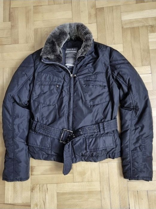 Geaca Brema, groasa, iarna - femei, Blană iepure + Pene gâscă - 44 / L