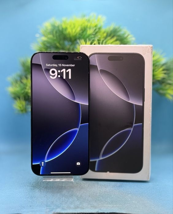 ГАРАНЦИОНЕН!!! Apple iPhone 16 Pro Max, 256GB, 5G, Black Titanium