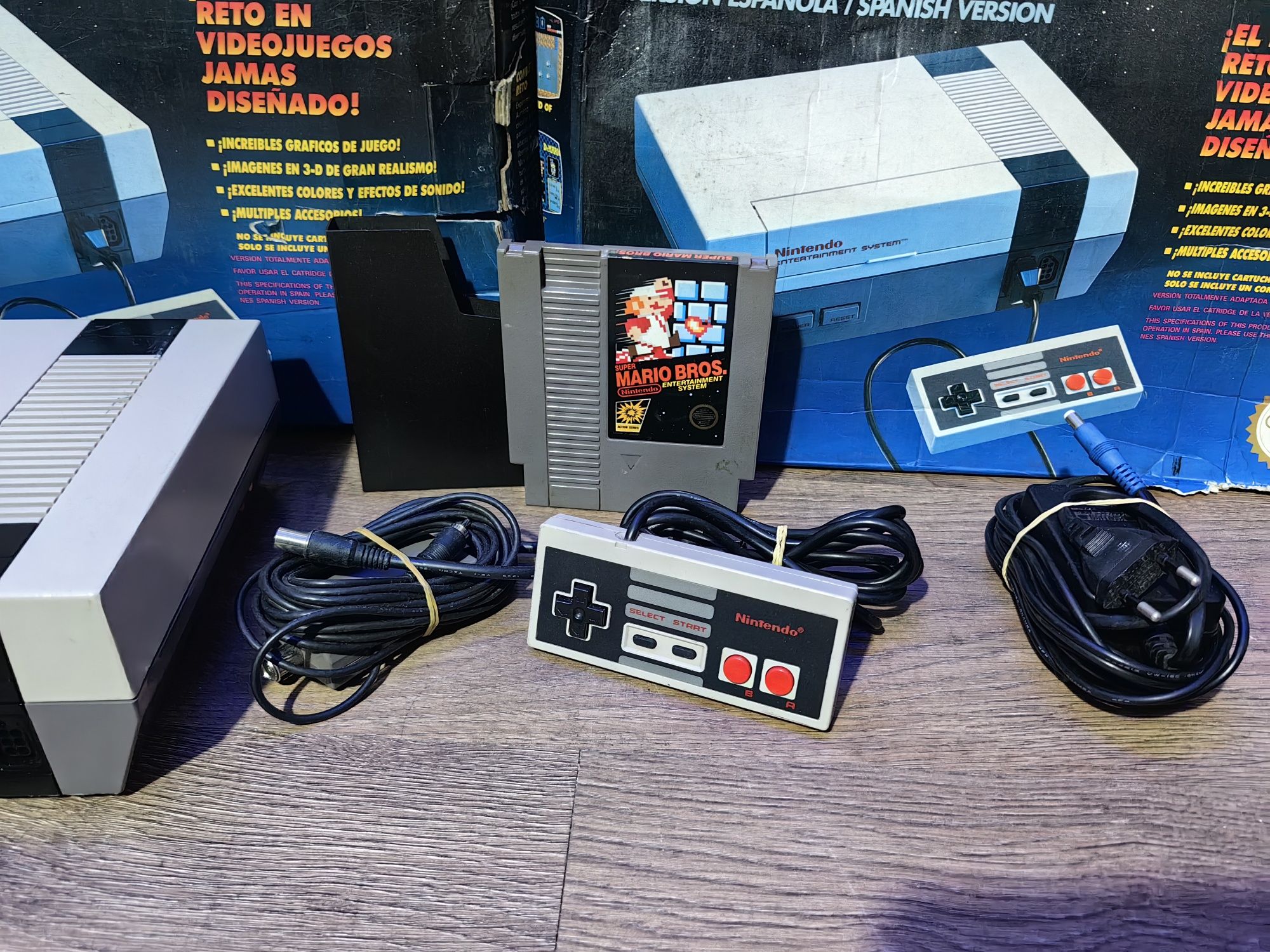 Nintendo NES + super Mario
