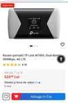 Router portabil TP-Link M7450, Dual-Band, 300Mbps, 4G LTE Sigilat!