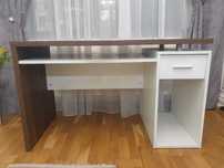 Birou 60*124 alb/stejar