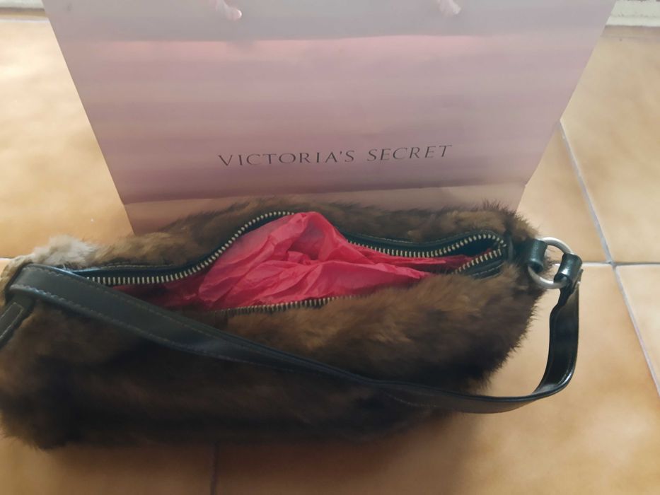 Чанта ,естествен косъм,цяла кожа,фирма Victoria's secret