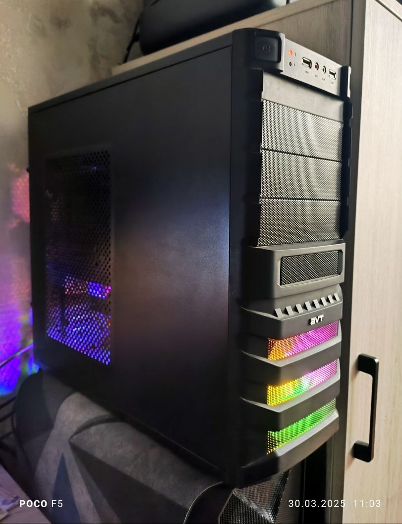 Шустрый игровой компьютер (кейс) DDR4