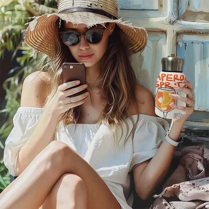 Cana termica 300 ml otel inoxidabil cu stil