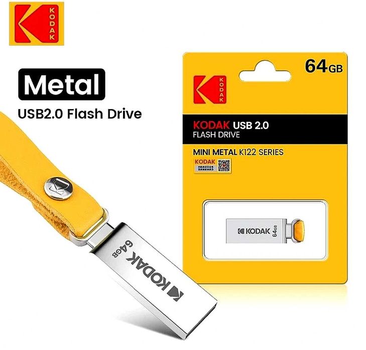 Memory Stick Memorie muzica USB KODAK 64 GB metalic Card portabil Nou