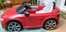 Masinuta electrica de jucarie, Audi TT rosie