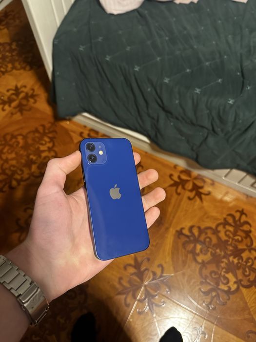 Iphone 12 синий 64 гб