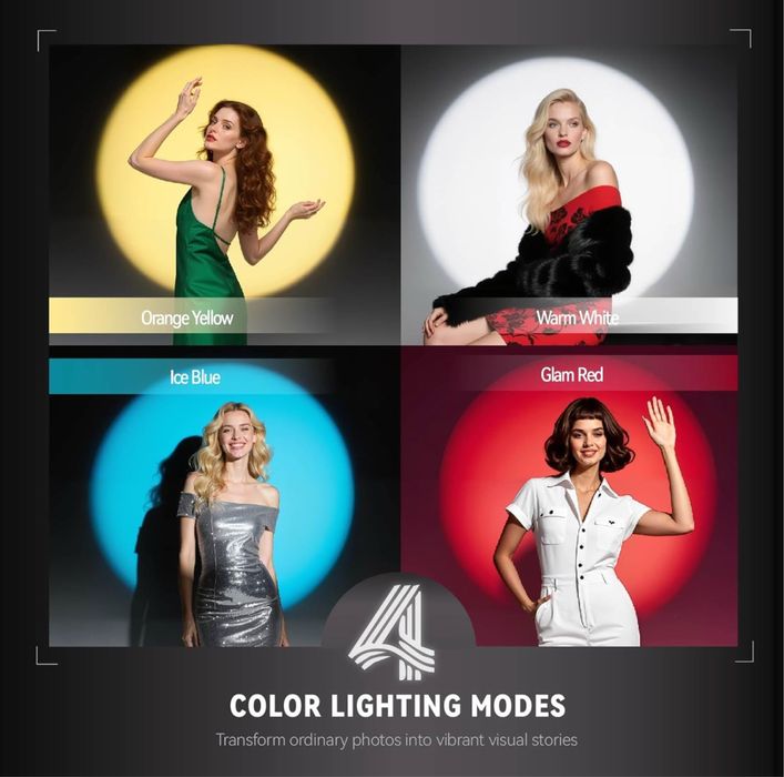 PHOTOOLEX Led 10W RGB Spotlight — Фонарь Flashlight