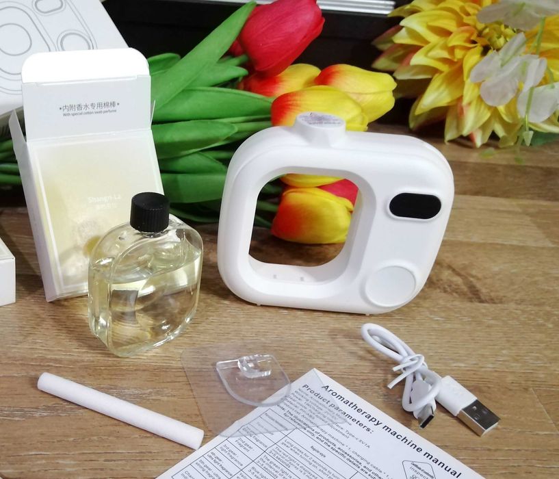 Umidificator profesional aromaterapie + umidificator roz