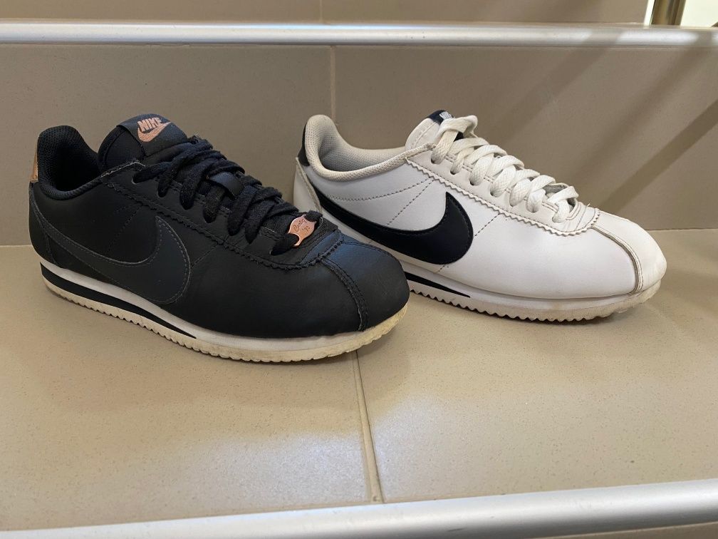 Nike Cortez 38 бял и черен